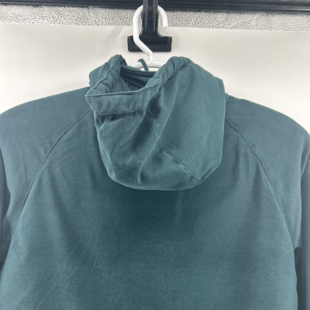 Jacqueline Ferrar Jacket Coat Women's Small Green Casual Lined Removable Hood - Picture 3 of 16